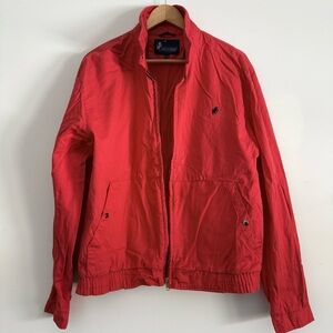 Bronzini Red Light-Weight Moto Jacket